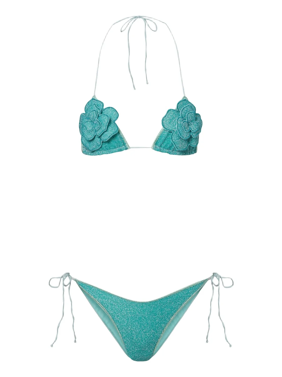 Oséree Oséree Lumière floral-appliqué bikini