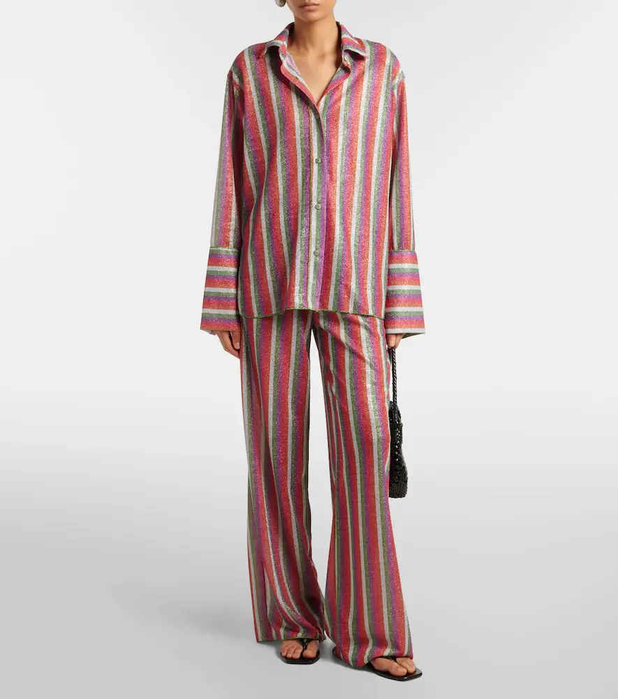 Oséree Lumière striped shirt | Thumbnail 3 Oséree Lumière striped shirt | Thumbnail 3