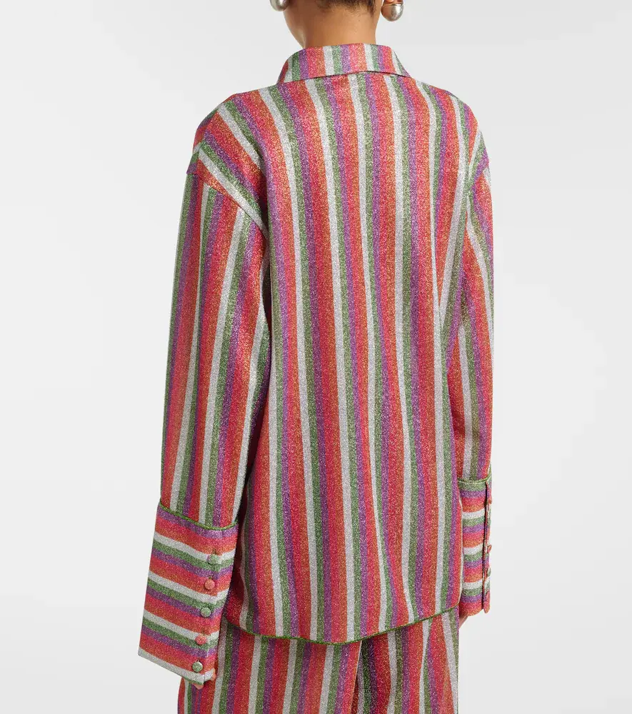 Oséree Lumière striped shirt | Thumbnail 5 Oséree Lumière striped shirt | Thumbnail 5