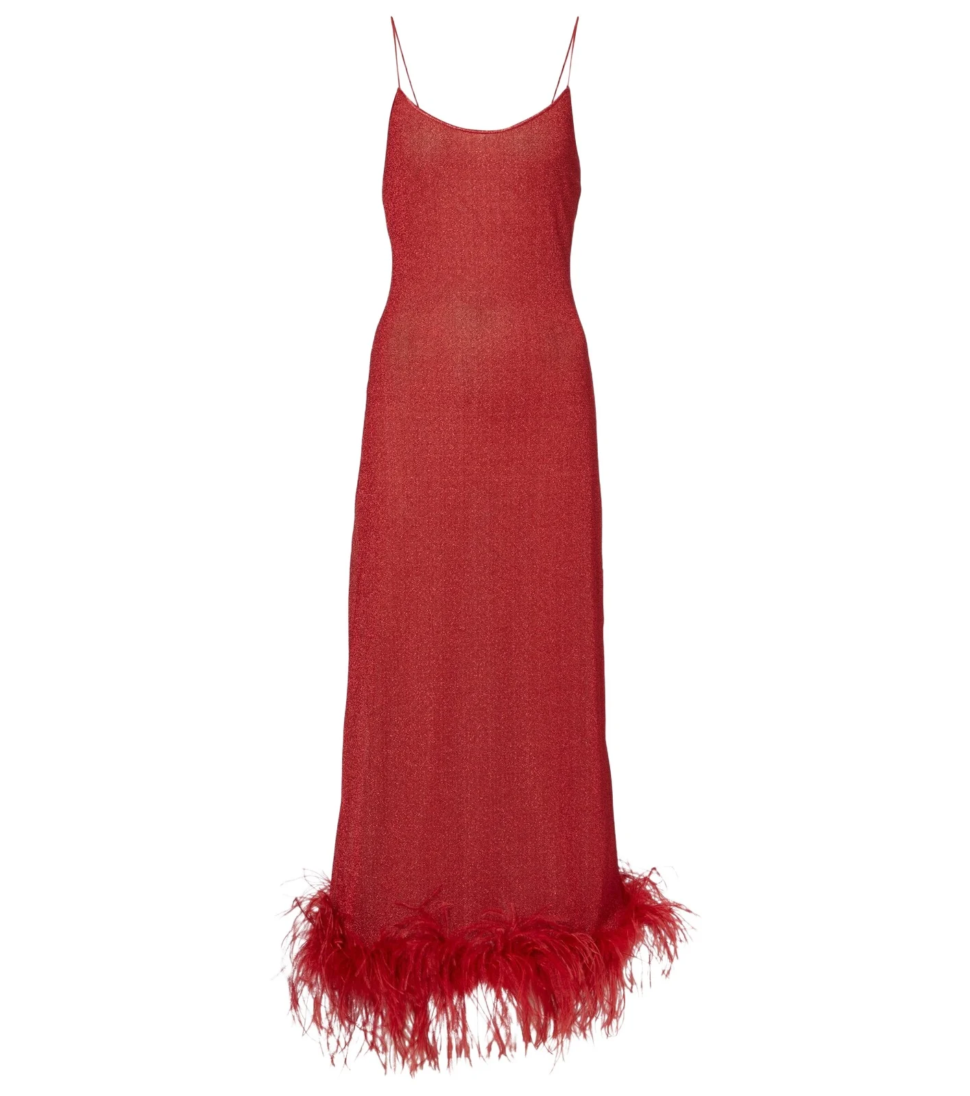 Oséree Lumière Plumage maxi dress