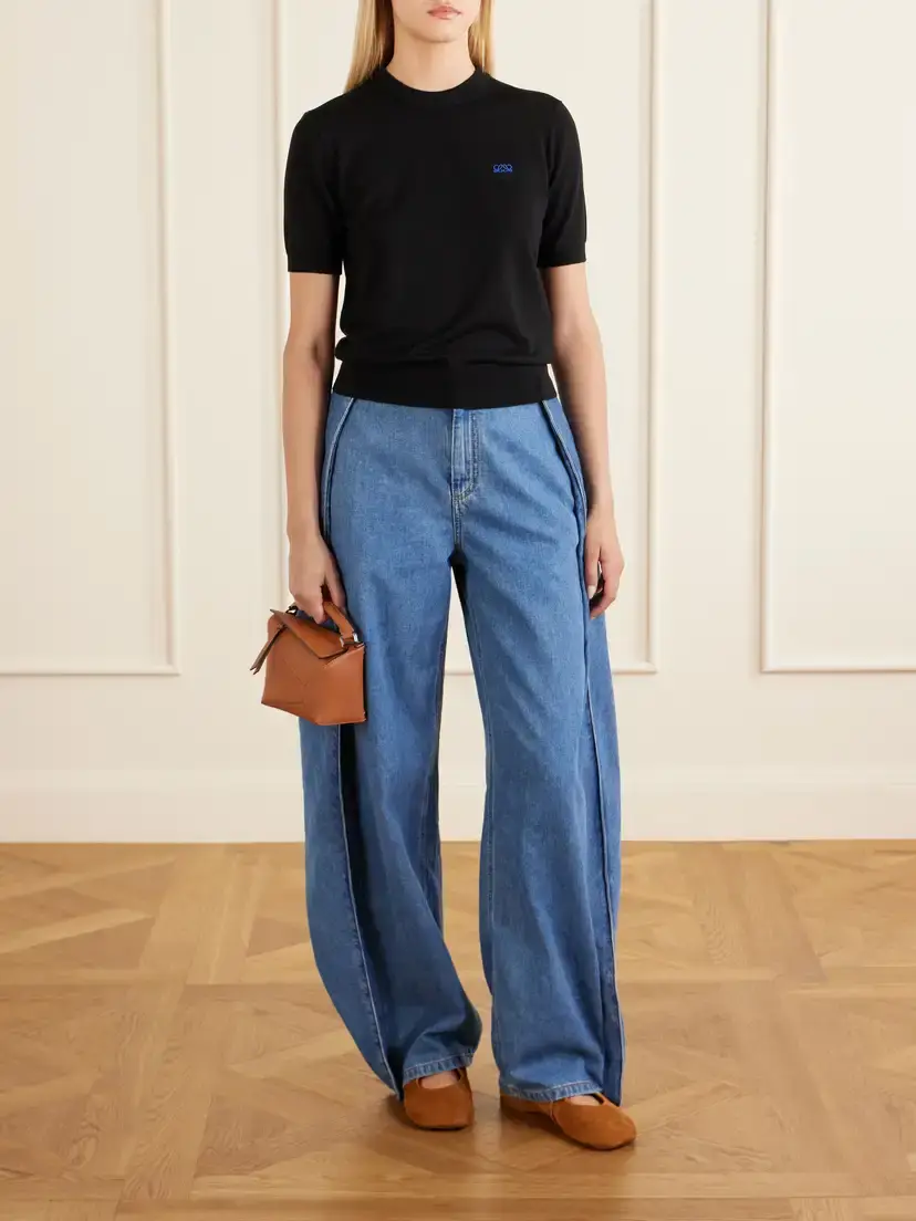 Loewe Anagram-embroidered Wool-blend Sweater | Thumbnail 2 Loewe Anagram-embroidered Wool-blend Sweater | Thumbnail 2