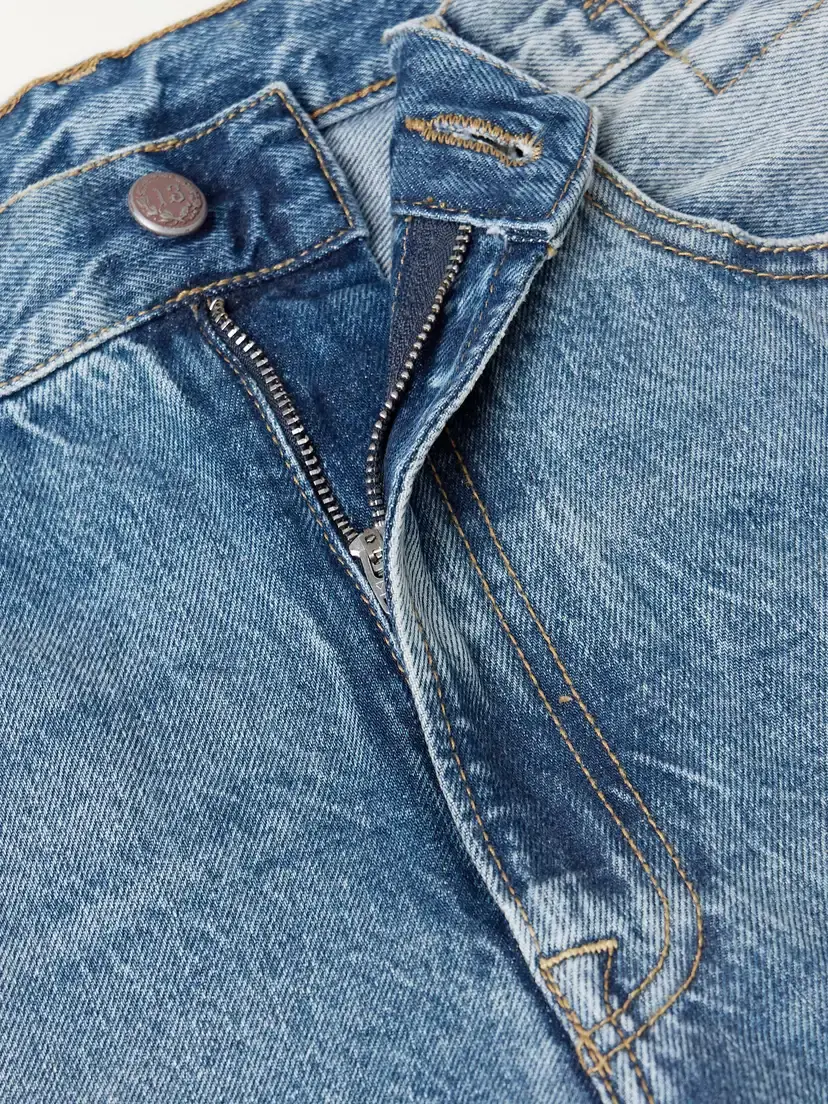 R13 Cuffed X-bf Low-rise Straight-leg Jeans | Thumbnail 5