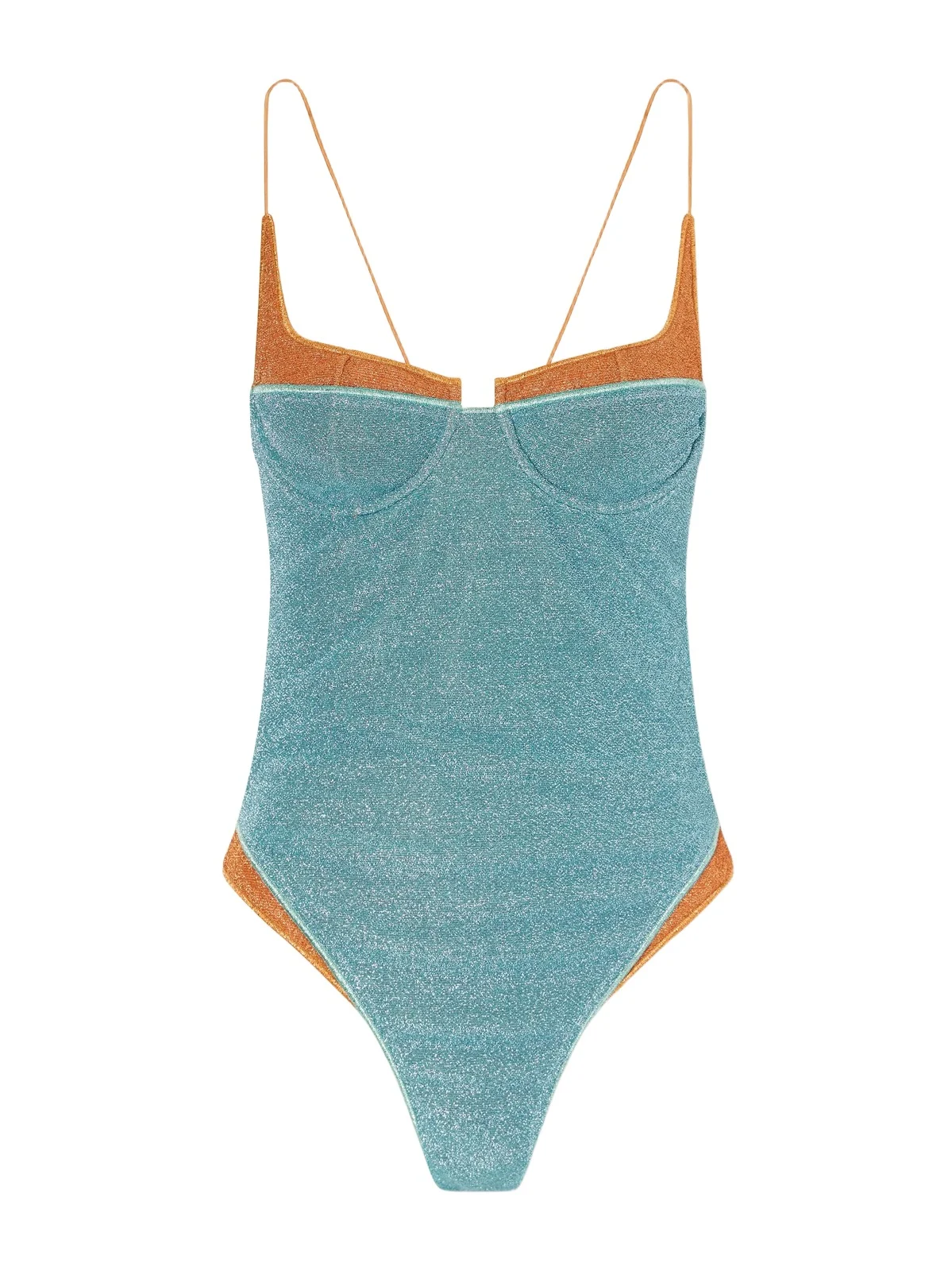 Lumiere Double Metallic Balconette Swimsuit