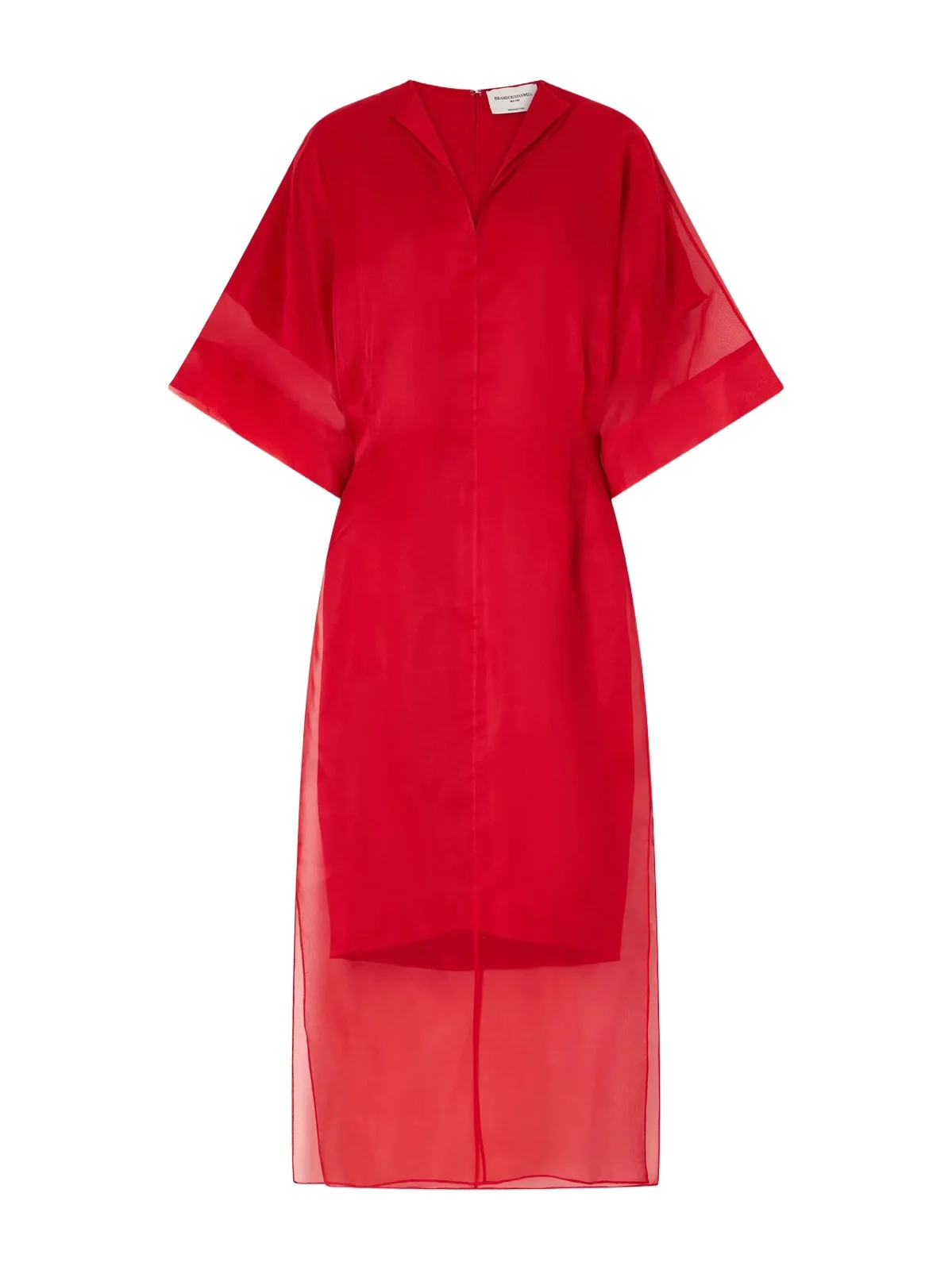Brandon Maxwell The Zuri Silk-organza Midi Dress