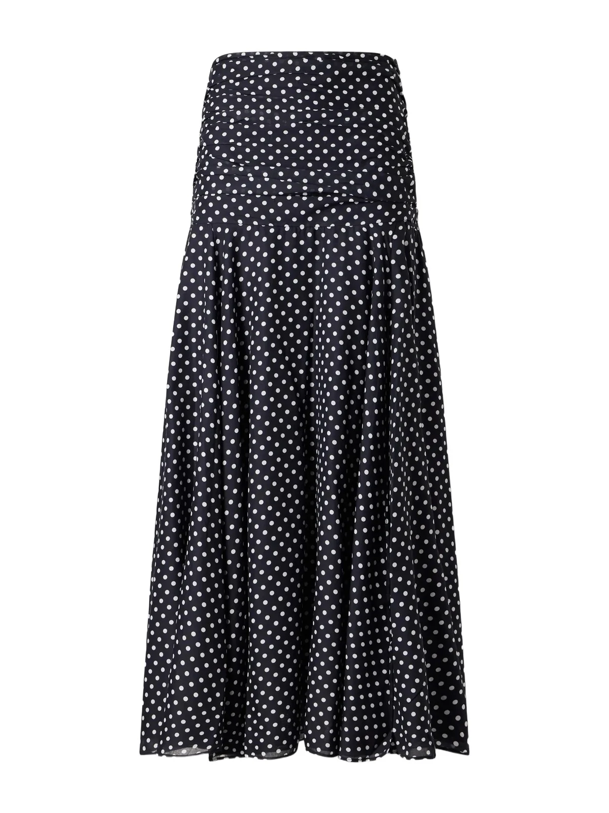 Senda Polka-dot Cotton-blend Maxi Skirt Senda Polka-dot Cotton-blend Maxi Skirt