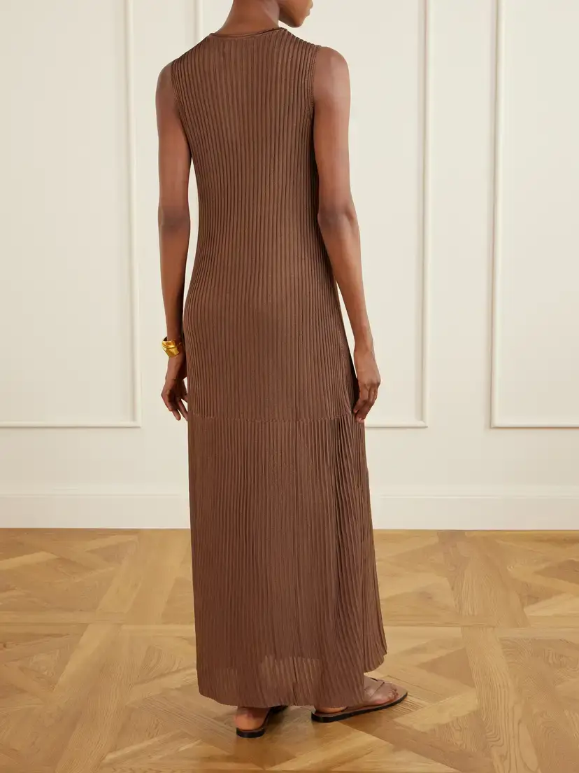 Veronica de Piante Gabby Ribbed Maxi Dress | Thumbnail 3