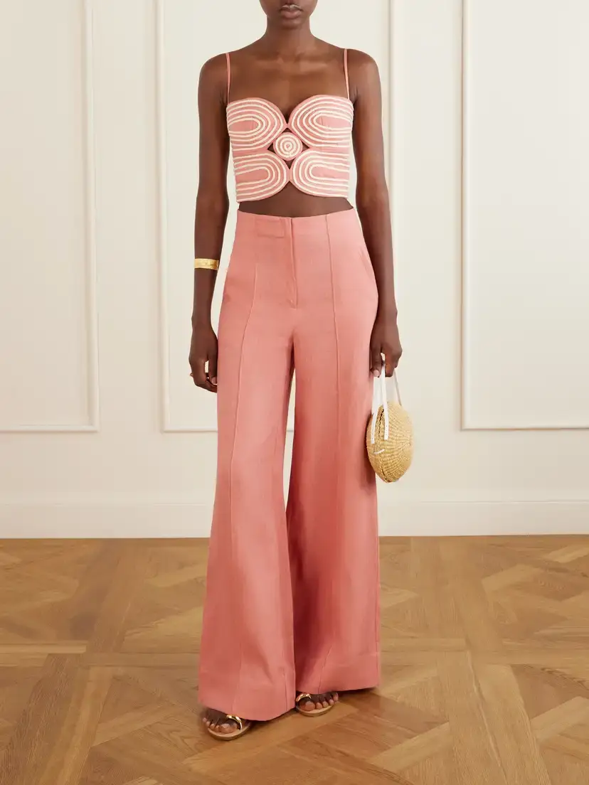ANDRES OTALORA La Promesa Wide-leg Linen Pants | Thumbnail 2 ANDRES OTALORA La Promesa Wide-leg Linen Pants | Thumbnail 2