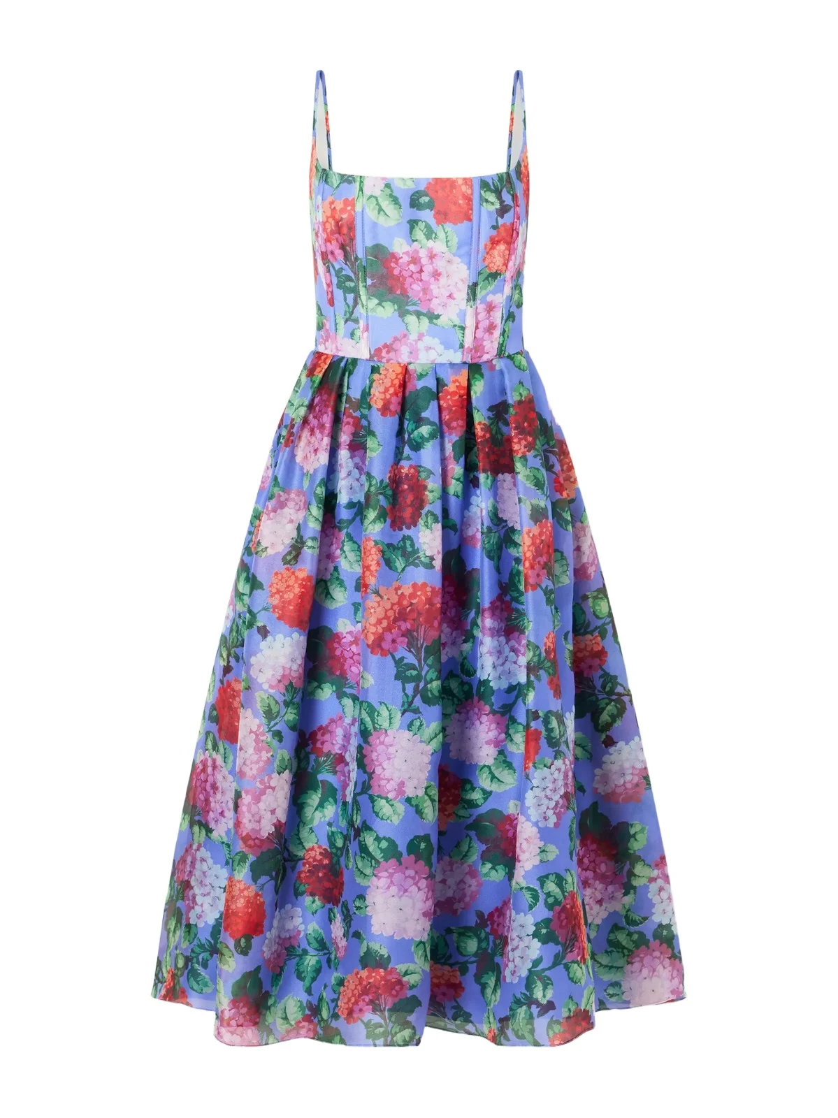 Floral-print Silk-crepe Midi Dress Floral-print Silk-crepe Midi Dress