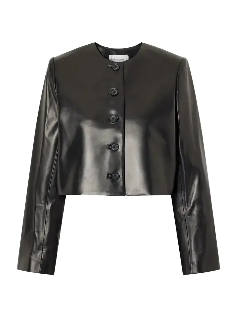 Brandon Maxwell The Ryder Leather Jacket | Image 1 Brandon Maxwell The Ryder Leather Jacket | Image 1