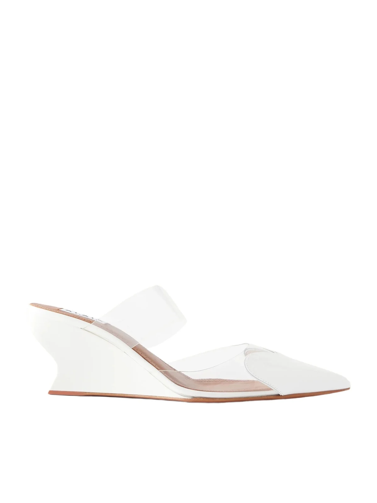 Le Cœur 60 Patent-leather And Pvc Wedge Mules