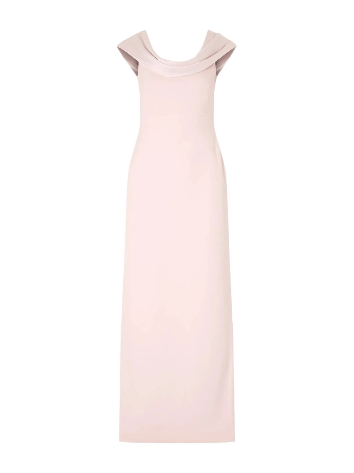 Adele Draped Satin-trimmed Crepe Maxi Dress Adele Draped Satin-trimmed Crepe Maxi Dress