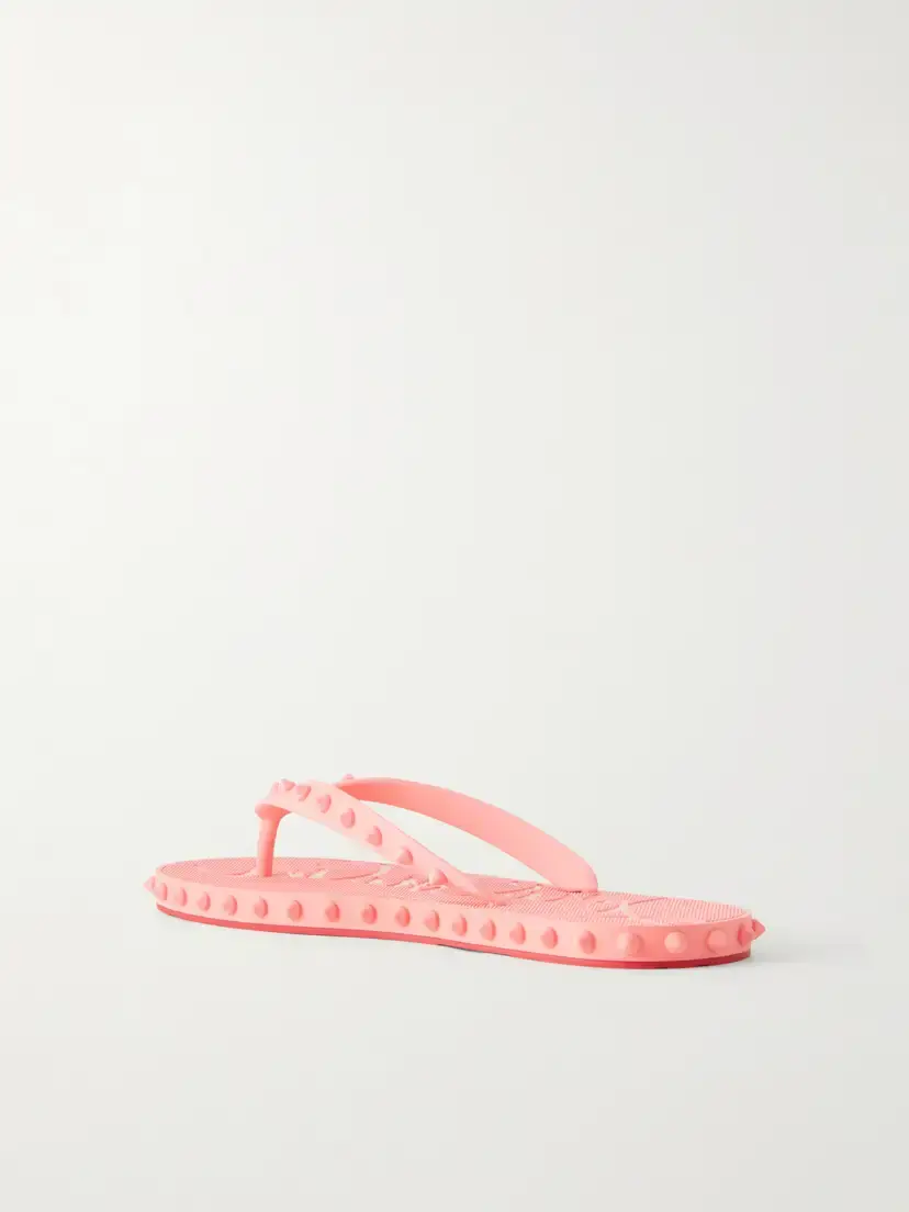 Christian Louboutin Super Loubi Studded Rubber Flip Flops | Thumbnail 3 Christian Louboutin Super Loubi Studded Rubber Flip Flops | Thumbnail 3