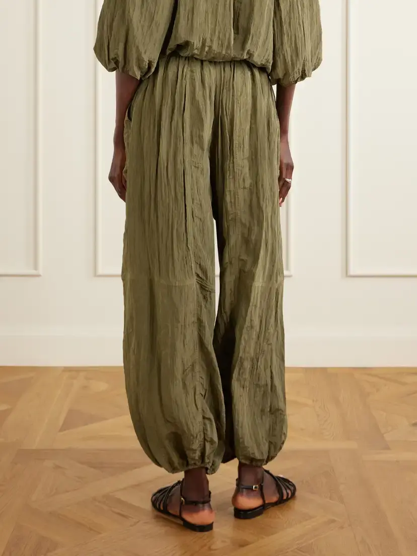 Simkhai Freya Tapered Crepon Parachute Pants | Thumbnail 4