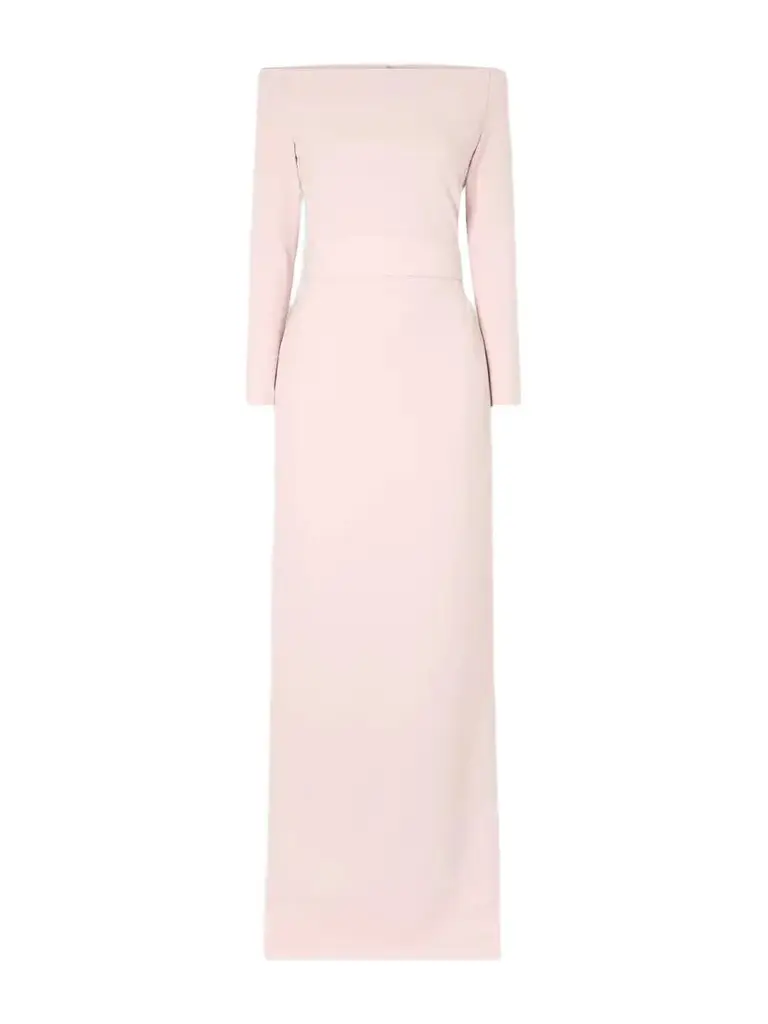 Solace London Sabina Off-the-shoulder Stretch-crepe Maxi Dress | Image 1 Solace London Sabina Off-the-shoulder Stretch-crepe Maxi Dress | Image 1