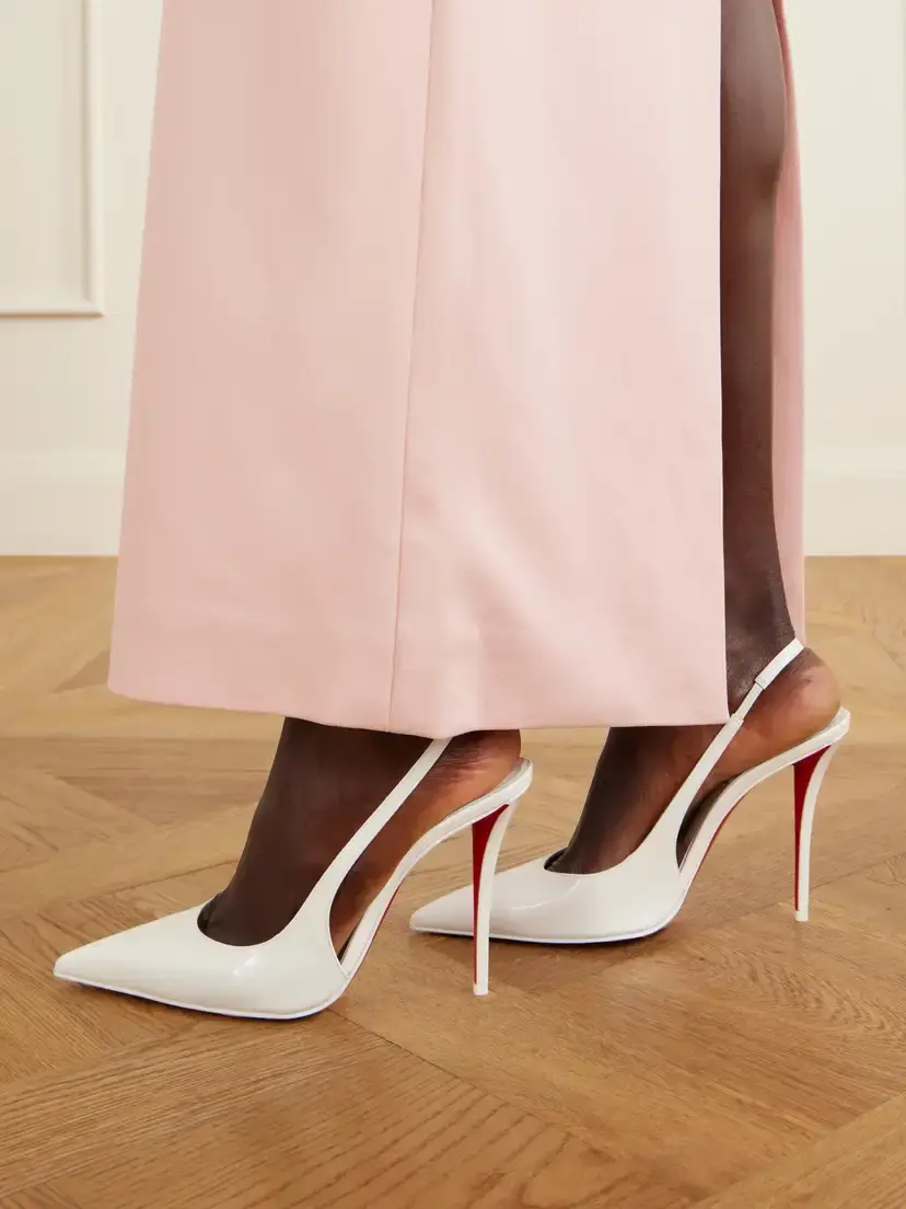 Christian Louboutin Miss Z 100 Patent-leather Slingback Pumps | Thumbnail 2 Christian Louboutin Miss Z 100 Patent-leather Slingback Pumps | Thumbnail 2