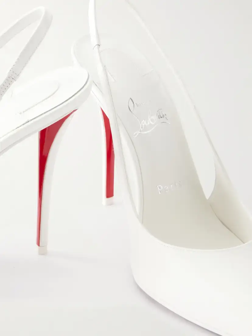 Christian Louboutin Miss Z 100 Patent-leather Slingback Pumps | Thumbnail 5 Christian Louboutin Miss Z 100 Patent-leather Slingback Pumps | Thumbnail 5