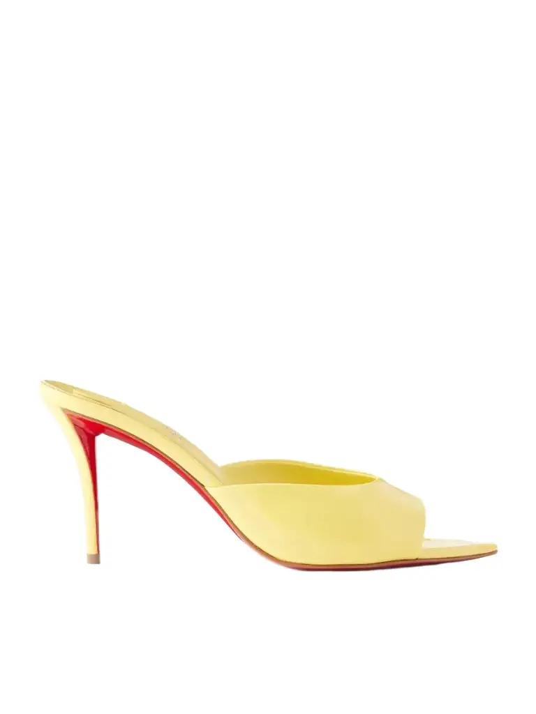 Christian Louboutin Miss Z 80 Leather Mules | Image 1 Christian Louboutin Miss Z 80 Leather Mules | Image 1