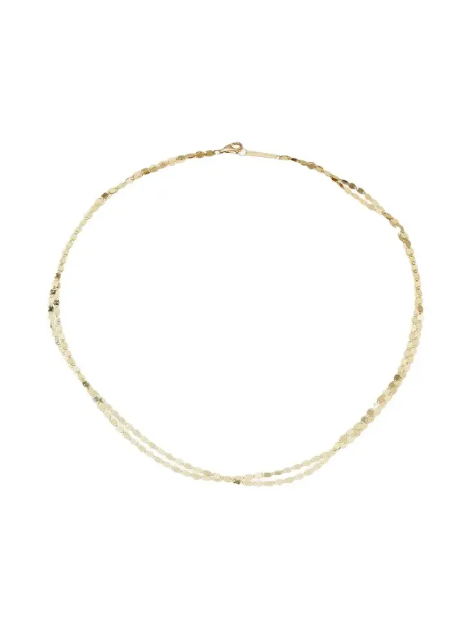 14K Gold Double Strand Petite Nude Choker 14K Gold Double Strand Petite Nude Choker