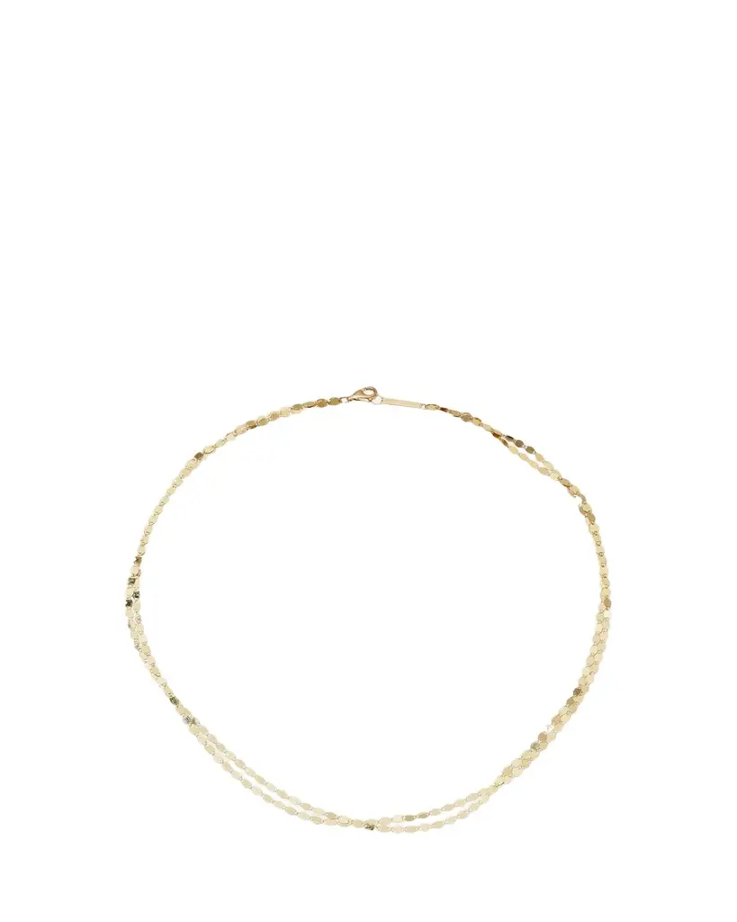 Lana 14K Gold Double Strand Petite Nude Choker | Image 1 Lana 14K Gold Double Strand Petite Nude Choker | Image 1