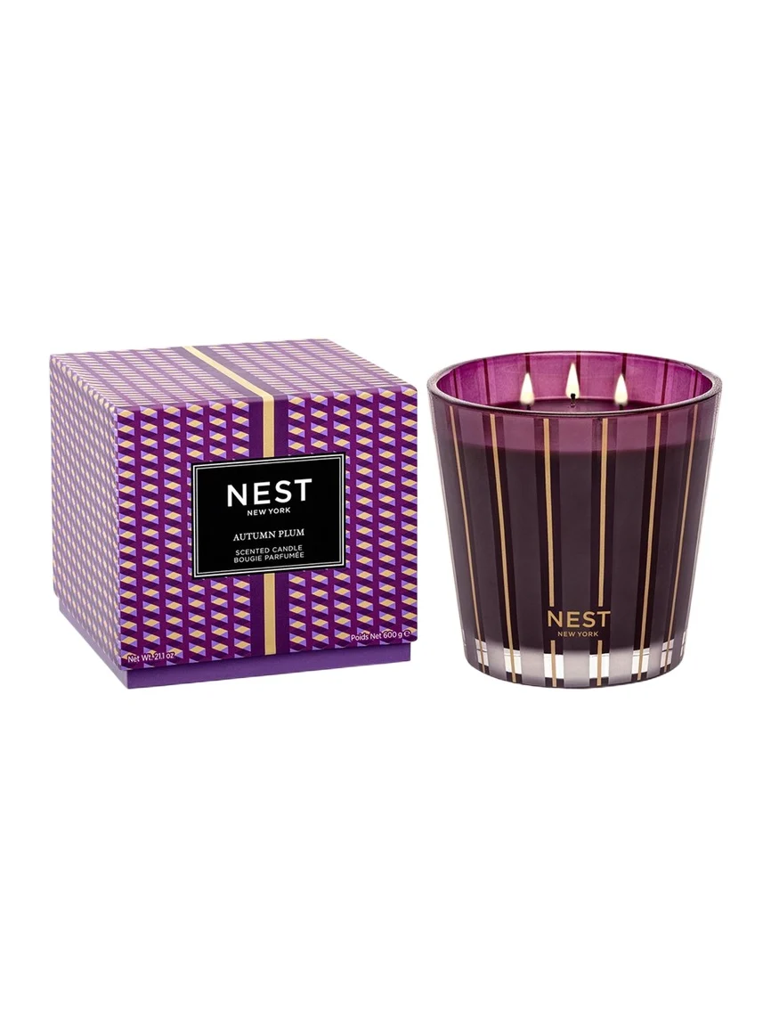 NEST New York 21.2 oz. Autumn Plum 3-Wick Candle