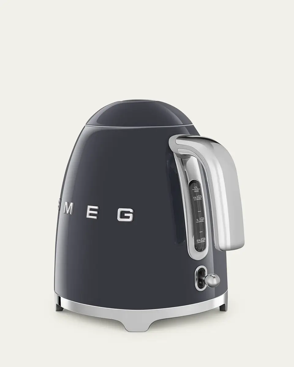 Smeg Retro Electric Kettle, Polished White | Thumbnail 5