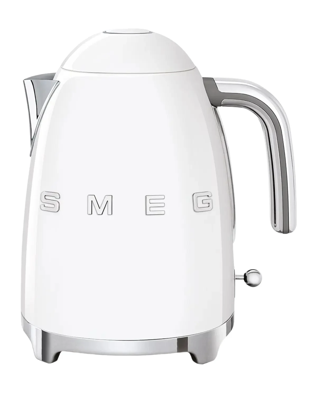 Retro Electric Kettle, Polished White Retro Electric Kettle, Polished White