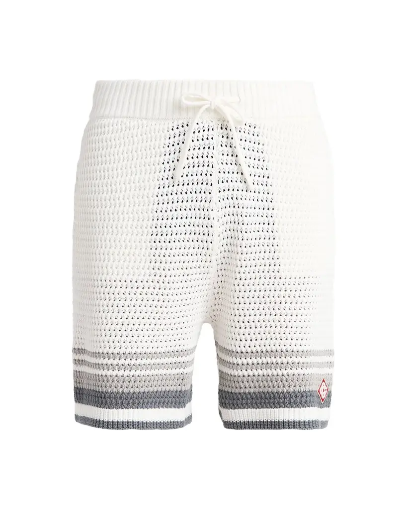 Casablanca Men's Drawstring Crochet Shorts | Image 1 Casablanca Men's Drawstring Crochet Shorts | Image 1