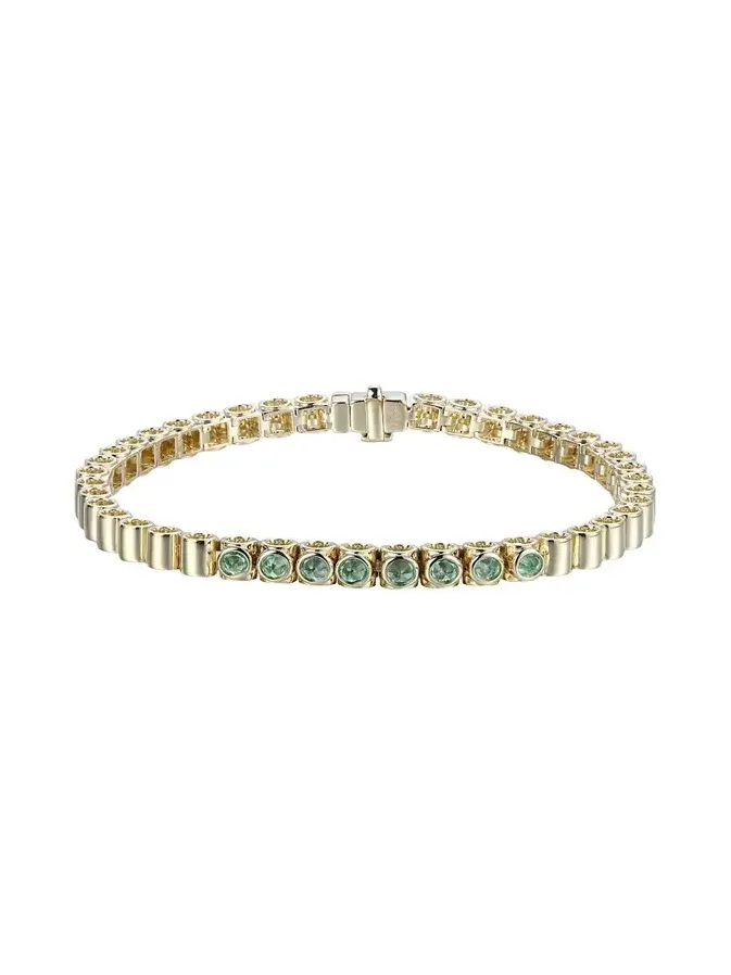 TUBBO Emerald Tennis Bracelet TUBBO Emerald Tennis Bracelet