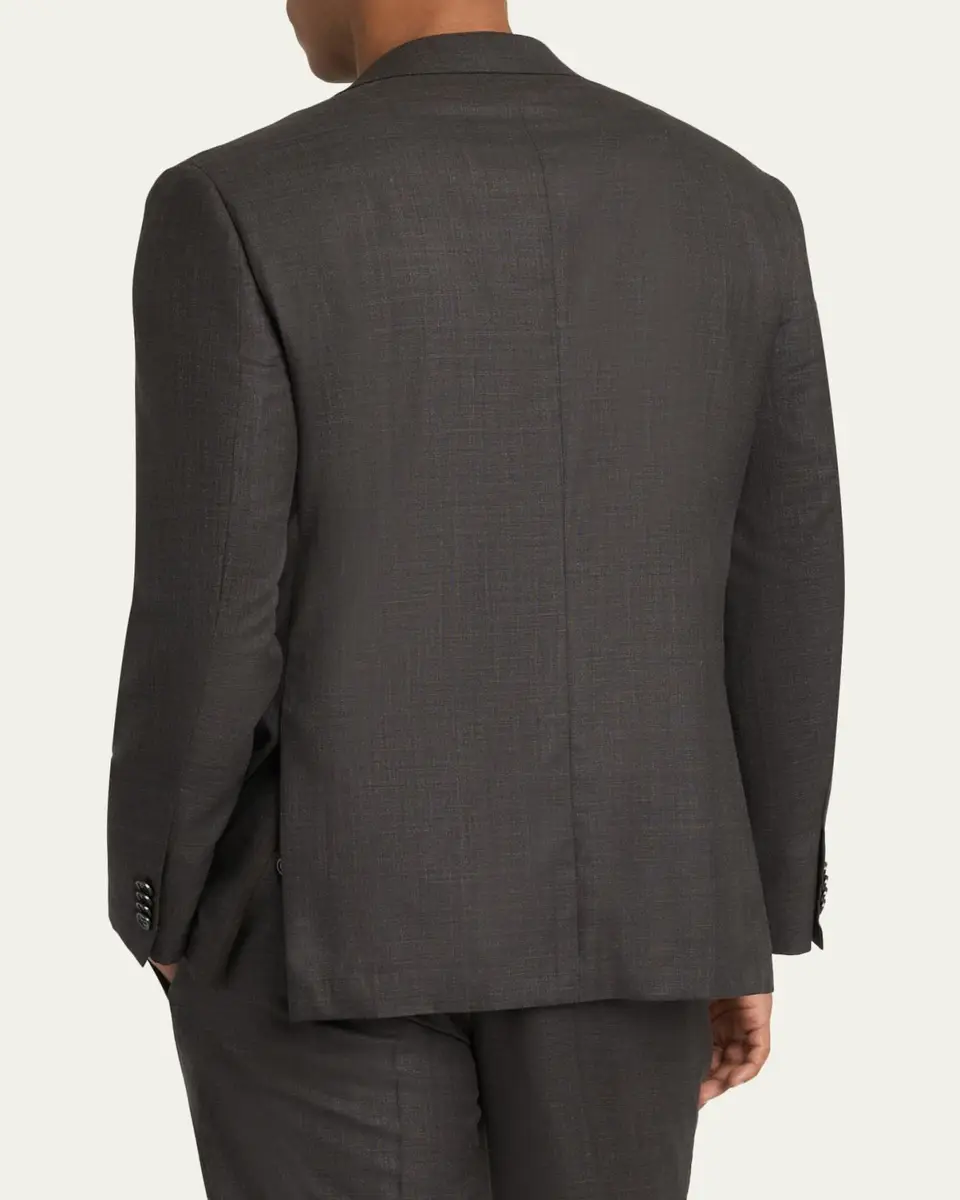 Brioni Men's Wool and Silk Sharkskin Two-Piece Suit | Thumbnail 3 Brioni Men's Wool and Silk Sharkskin Two-Piece Suit | Thumbnail 3