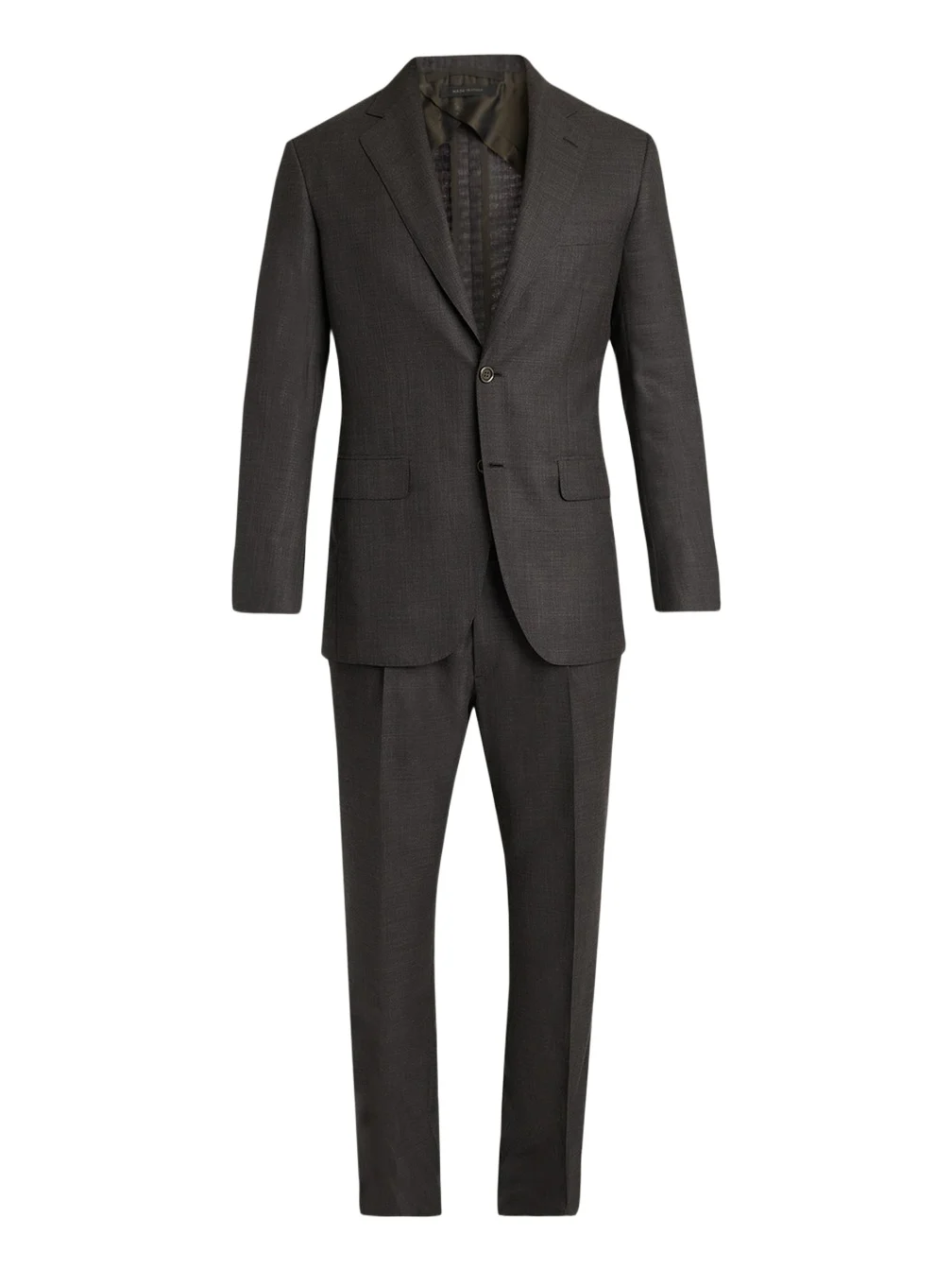Men's Wool and Silk Sharkskin Two-Piece Suit