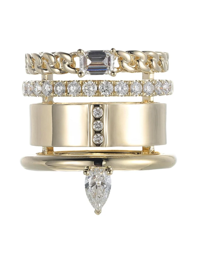 Typestack All Diamond Ring Typestack All Diamond Ring