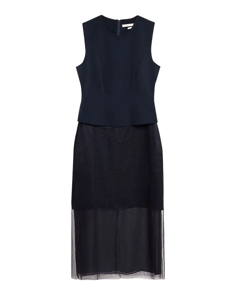 Jason Wu Collection Cady Layered Sleeveless Midi Cocktail Dress | Image 1 Jason Wu Collection Cady Layered Sleeveless Midi Cocktail Dress | Image 1