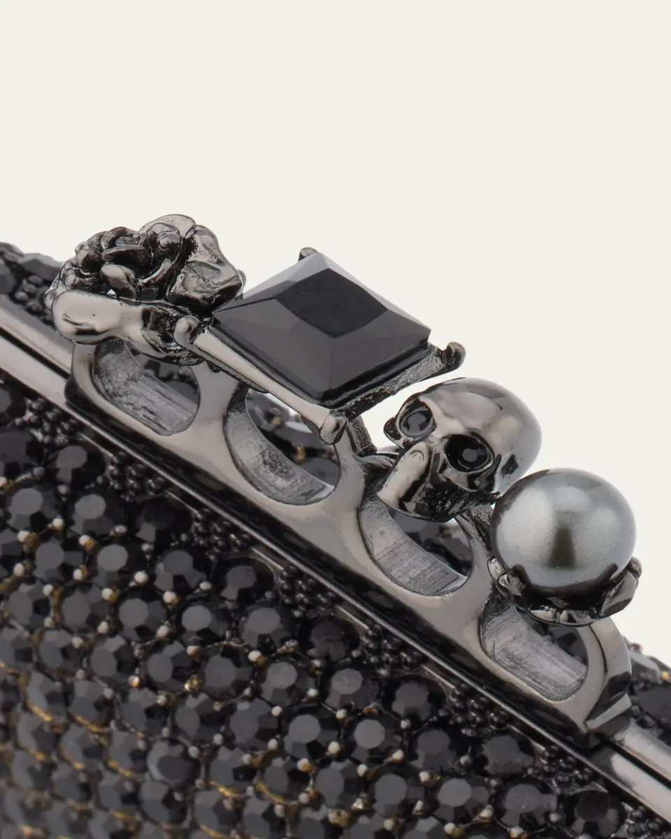 Alexander McQueen Rhinestone Knuckle Clutch Bag Charm | Thumbnail 2
