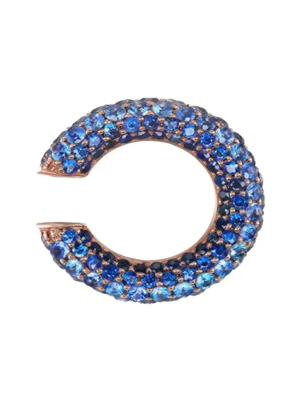 Emily P. Wheeler Coastline Amethyst and Sapphire Ear Cuff, Single