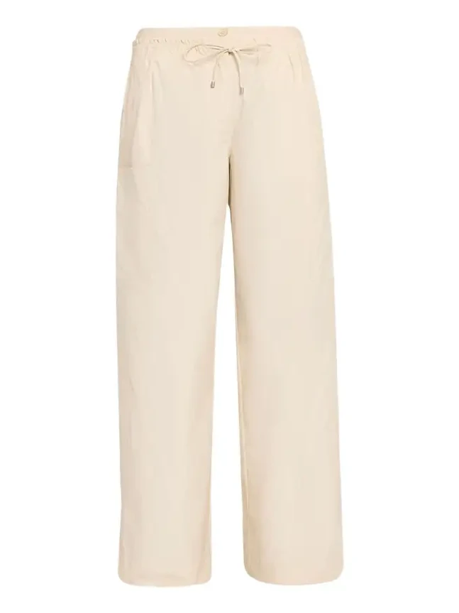 Poplin Double-Waistband Pants