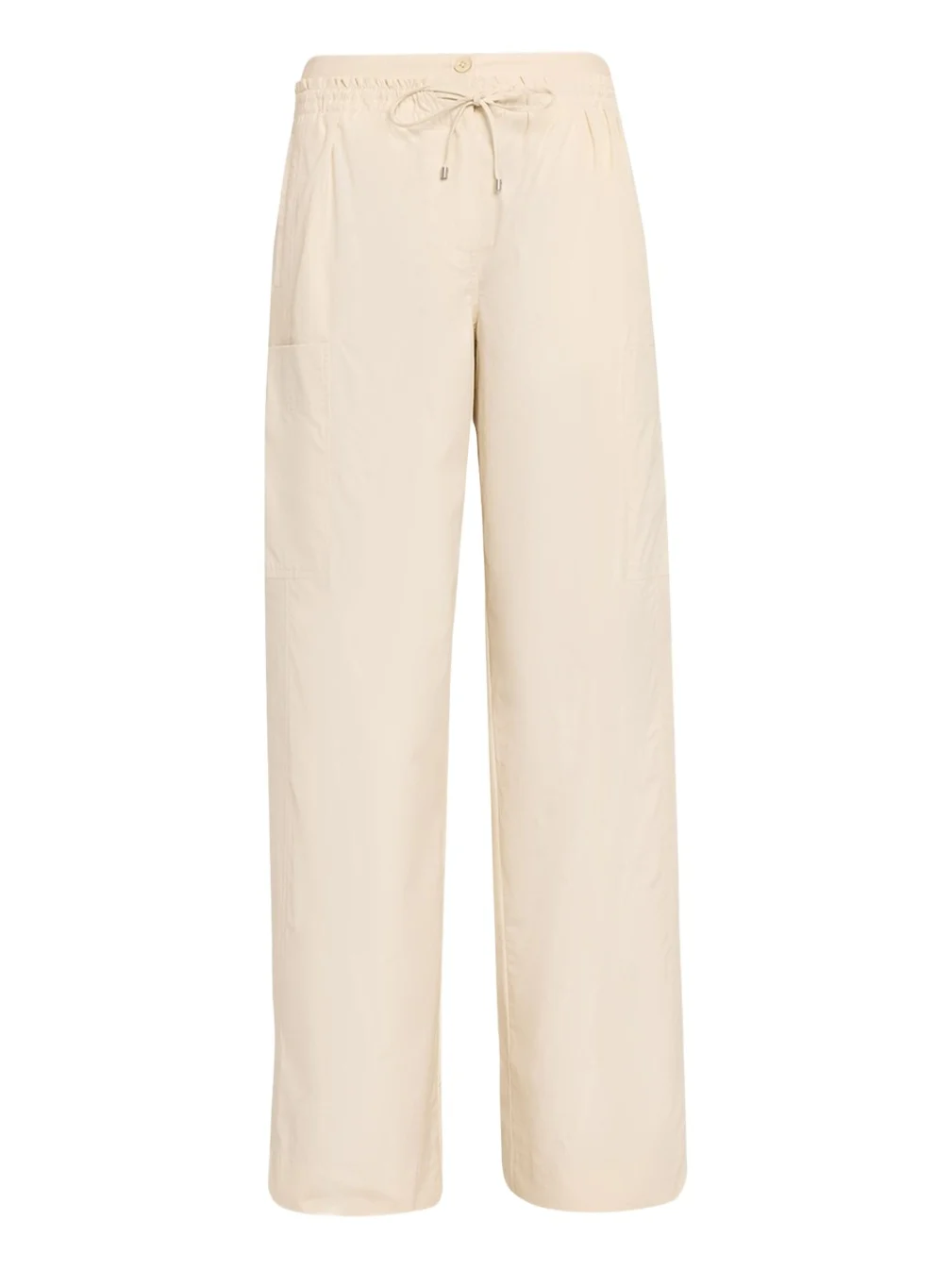 Poplin Double-Waistband Pants