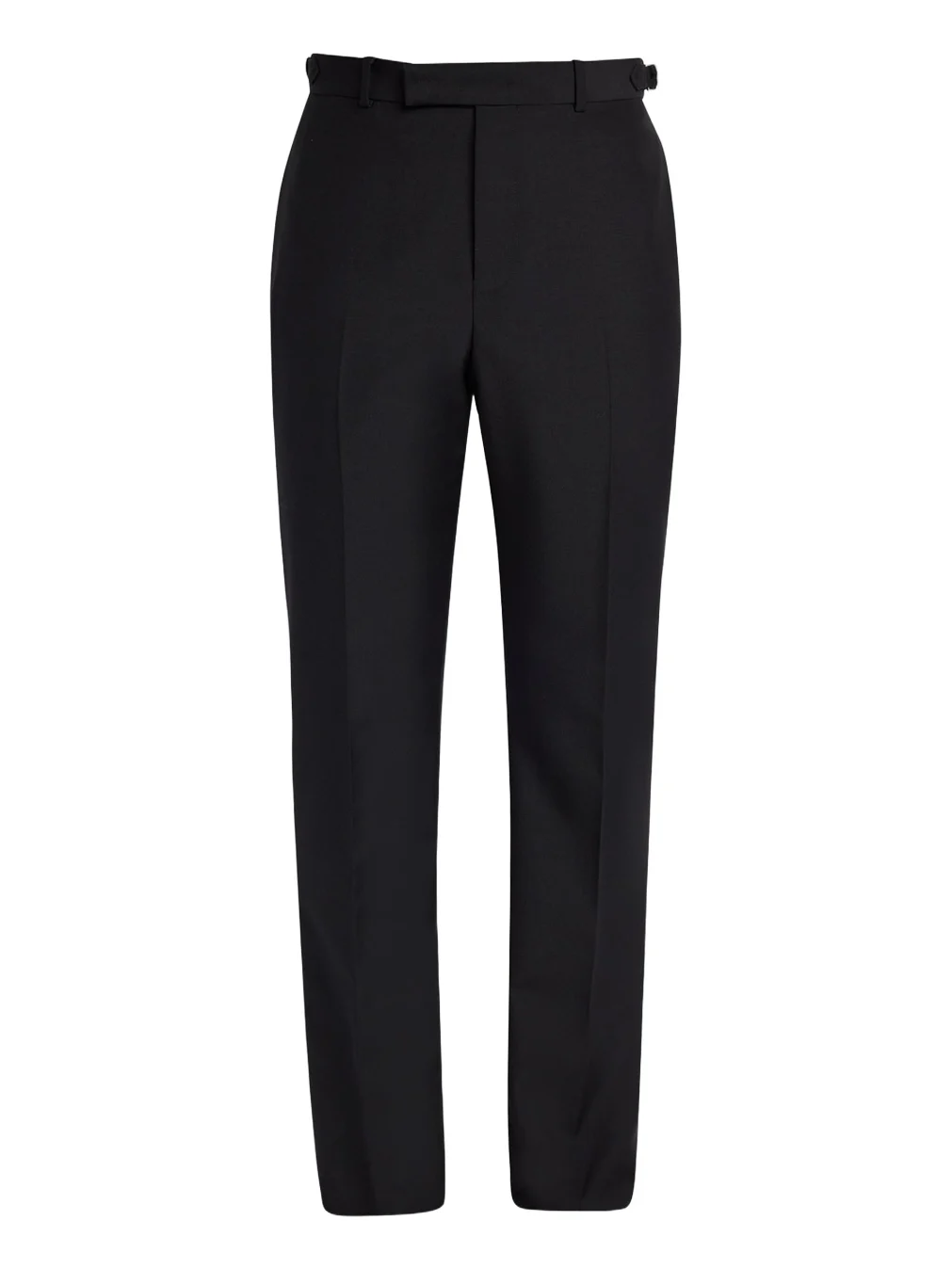 Men's Waist-Tab Straight Fit Flat-Front Trousers Men's Waist-Tab Straight Fit Flat-Front Trousers