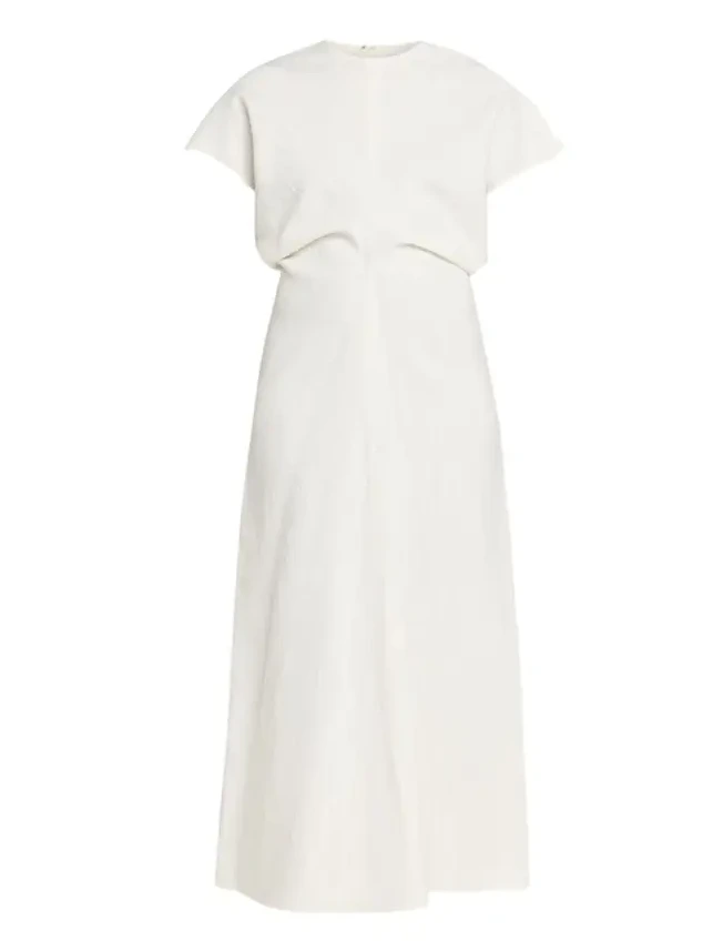 Slouch Waist Short Sleeve Dress Slouch Waist Short Sleeve Dress