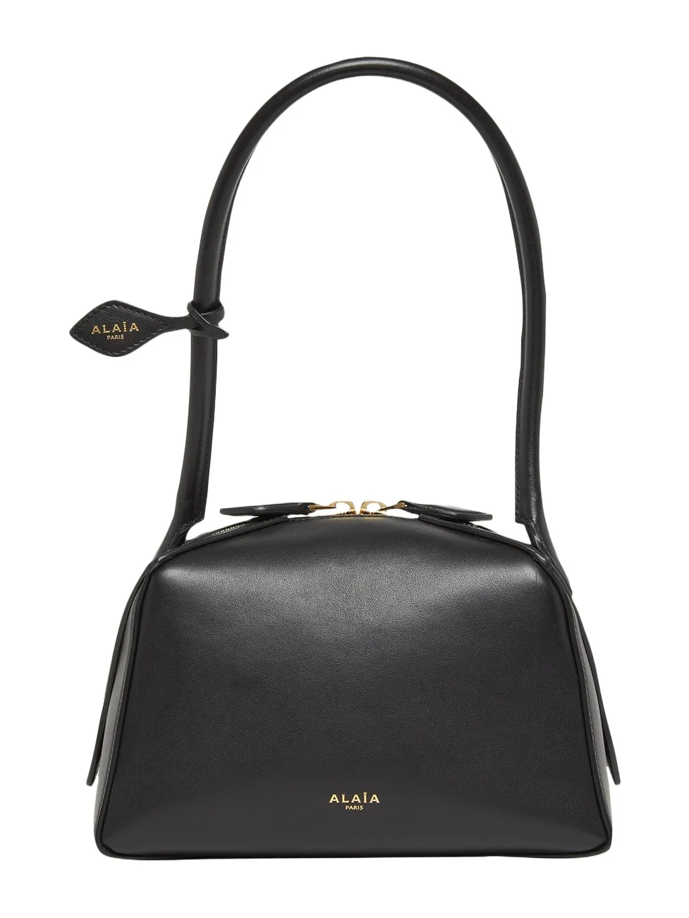 Le Bouledogue Dome Leather Shoulder Bag
