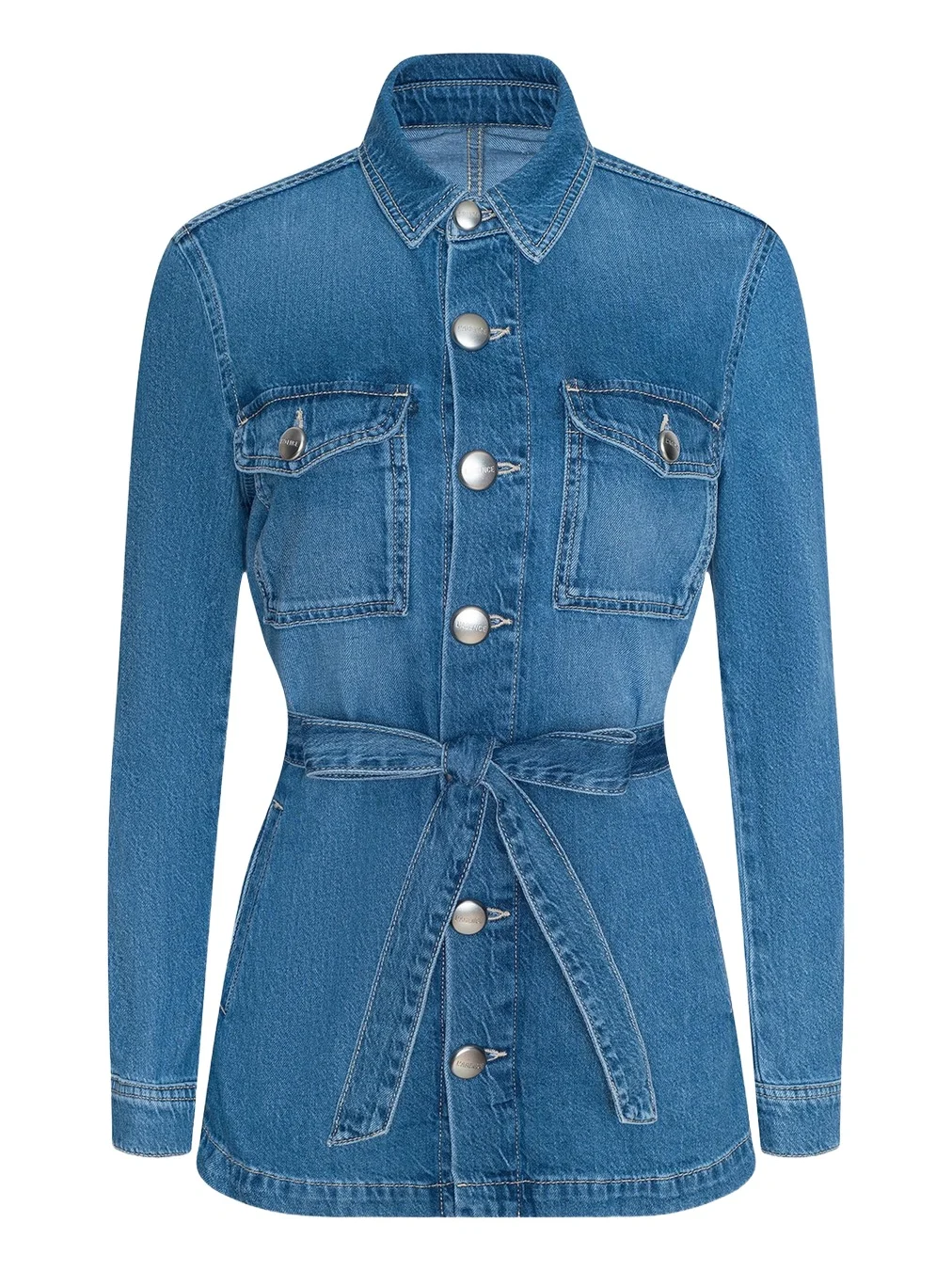 L'Agence Samaya Denim Safari Jacket