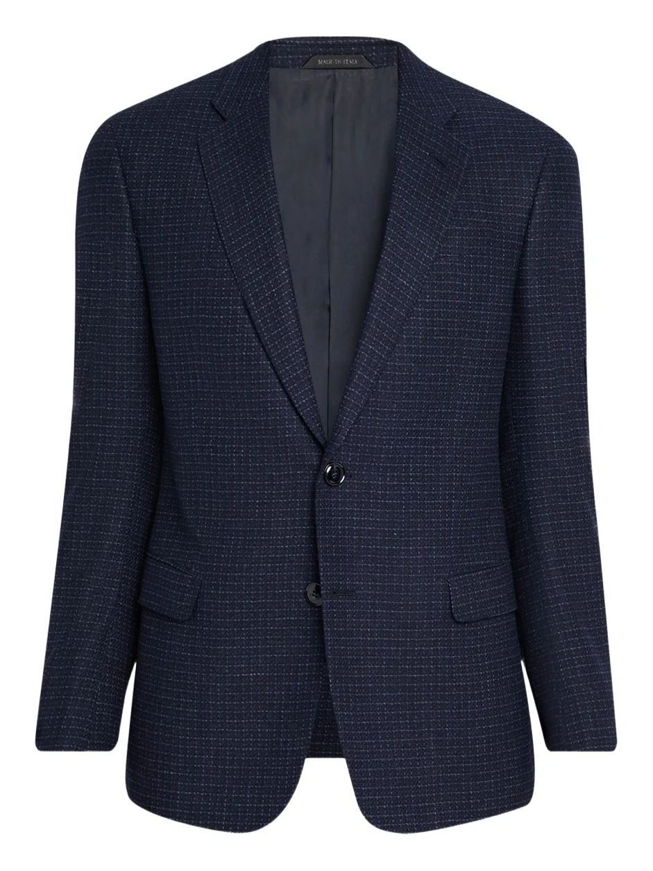 Men's Soft Line Check Single-Breasted Sport Coat Men's Soft Line Check Single-Breasted Sport Coat