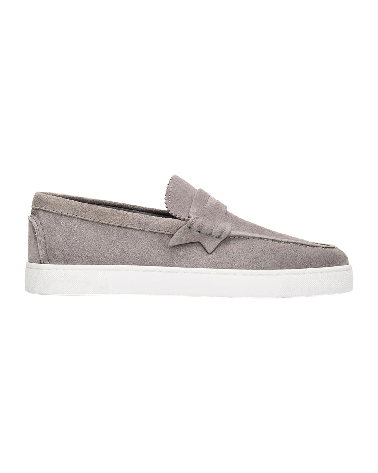 Christian Louboutin Men's The Harold I Flat Leather Red-Sole Boat Shoes