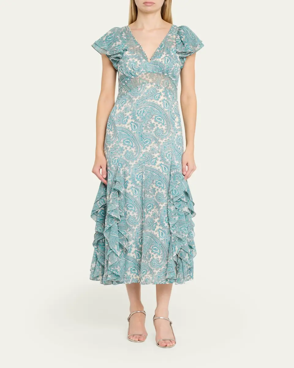 Cinq à Sept Hendrix Paisley Maxi Dress | Thumbnail 2 Cinq à Sept Hendrix Paisley Maxi Dress | Thumbnail 2