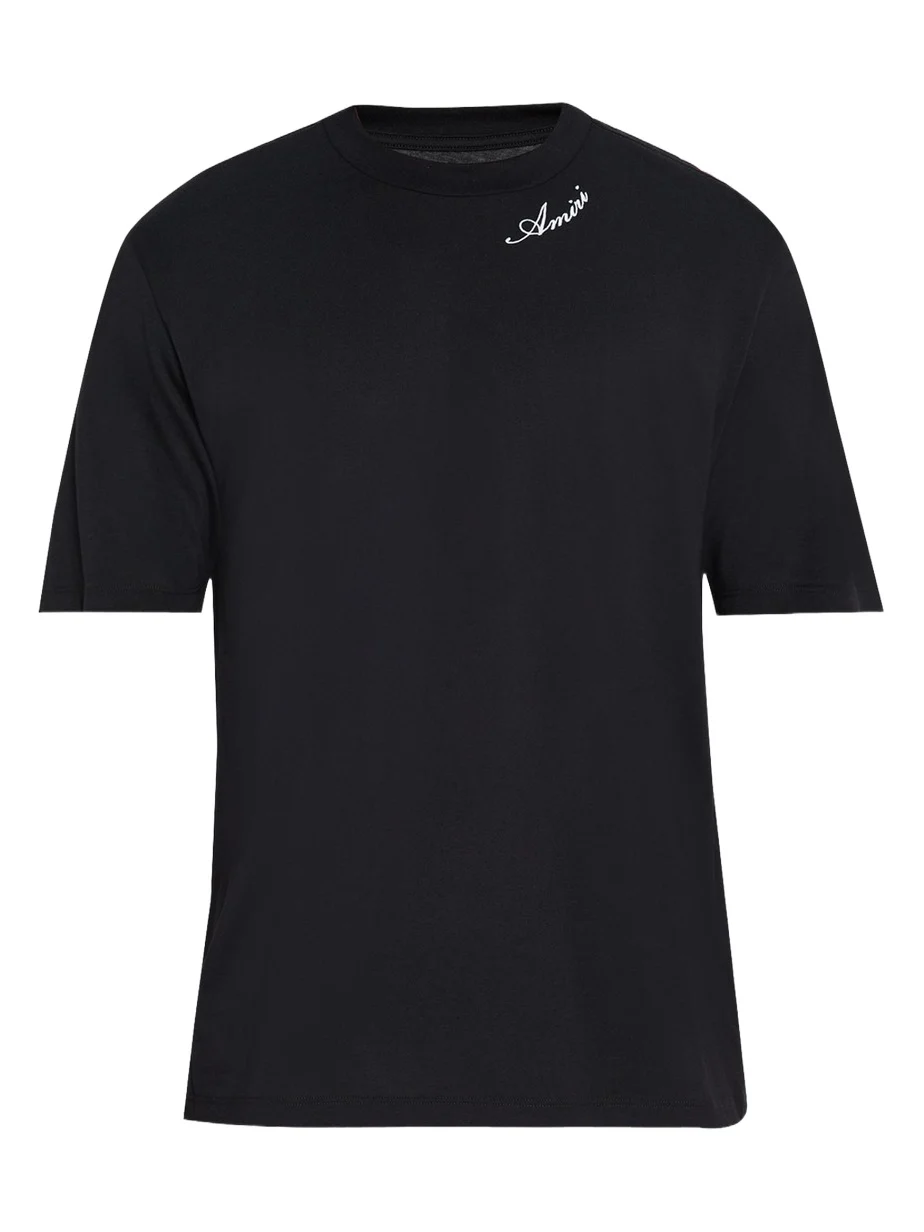 Men's Cotton and Modal Logo-Crewneck T-Shirt Men's Cotton and Modal Logo-Crewneck T-Shirt