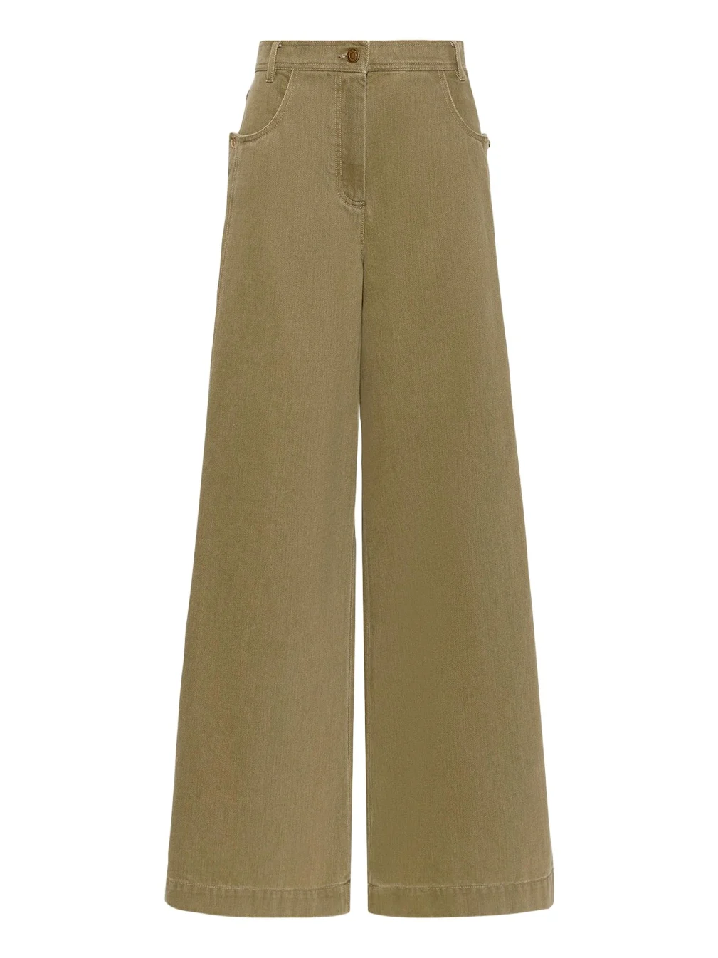 Alamaro High-Rise Wide-Leg Jeans