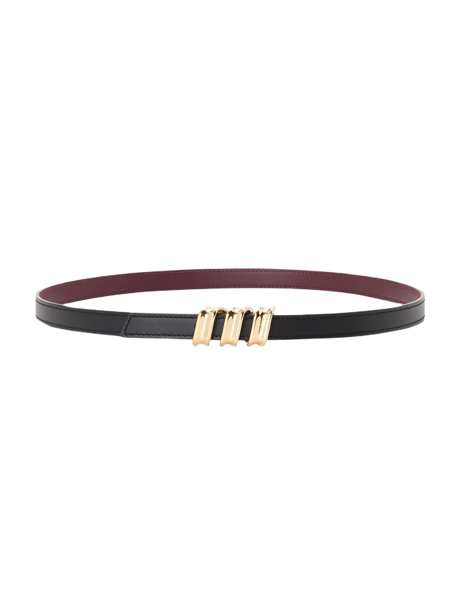 Reversible Coil Belt in Smooth Calfskin Reversible Coil Belt in Smooth Calfskin