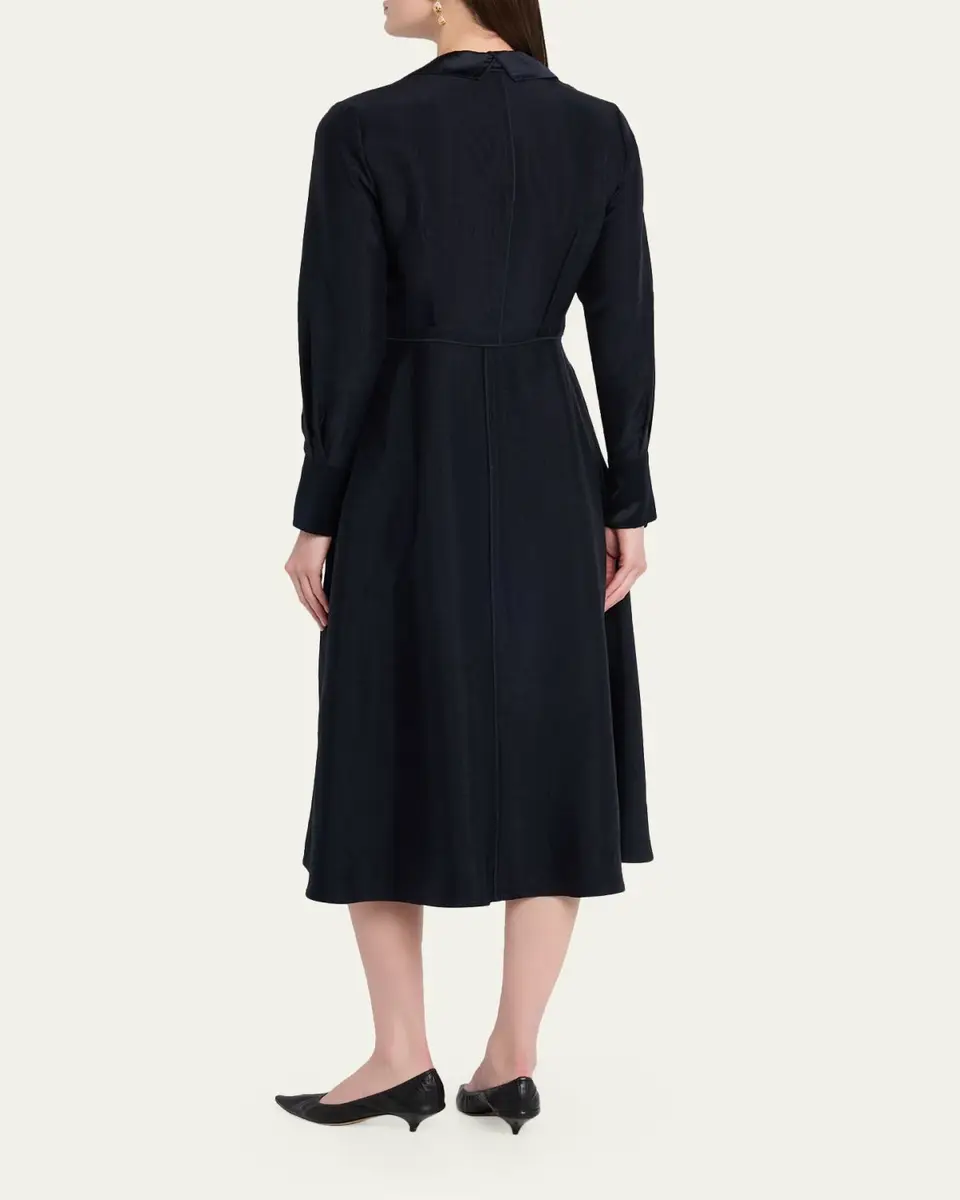 Jason Wu Collection Washed Twill Layered Midi Shirtdress | Thumbnail 3
