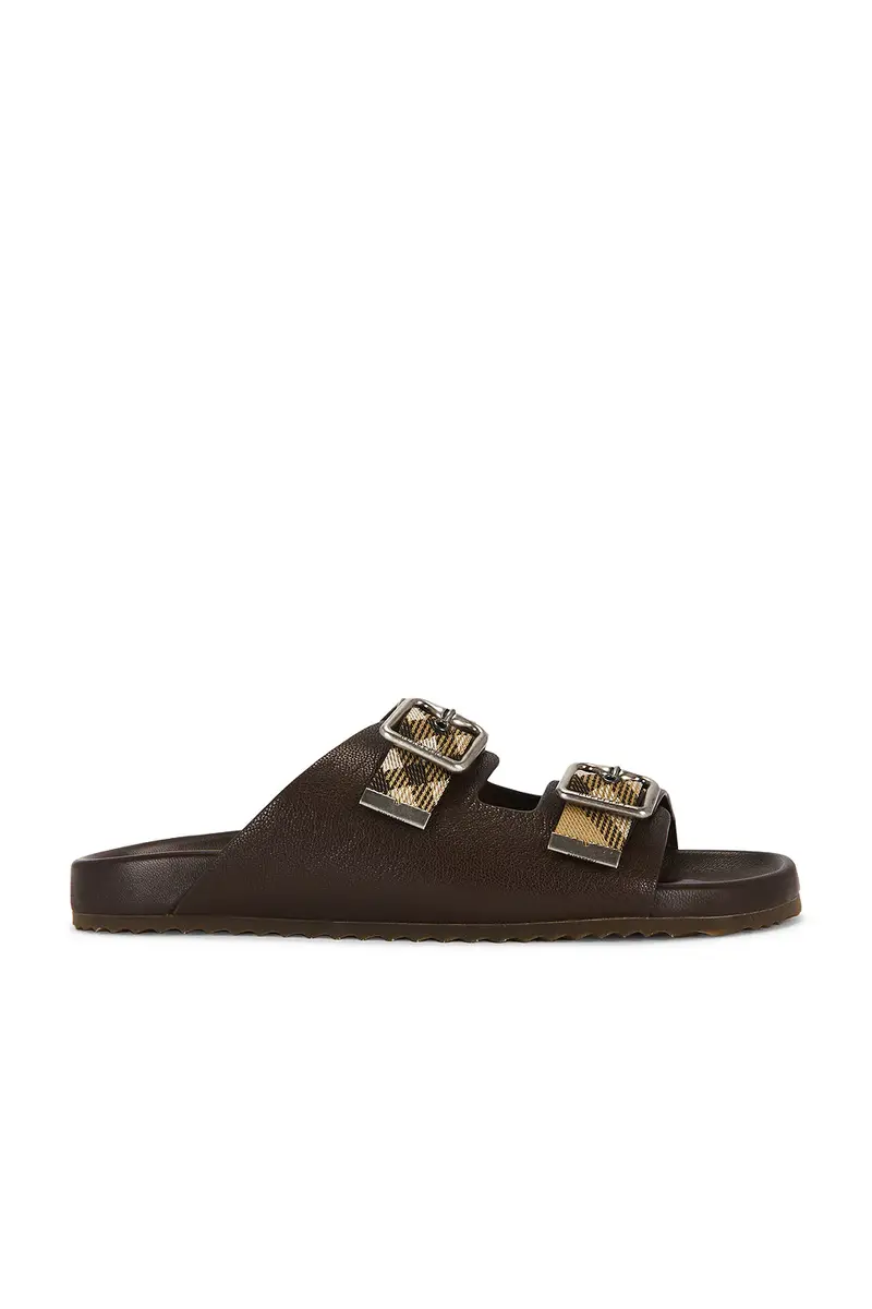 Burberry Urchin Leather Sandal | Image 1 Burberry Urchin Leather Sandal | Image 1