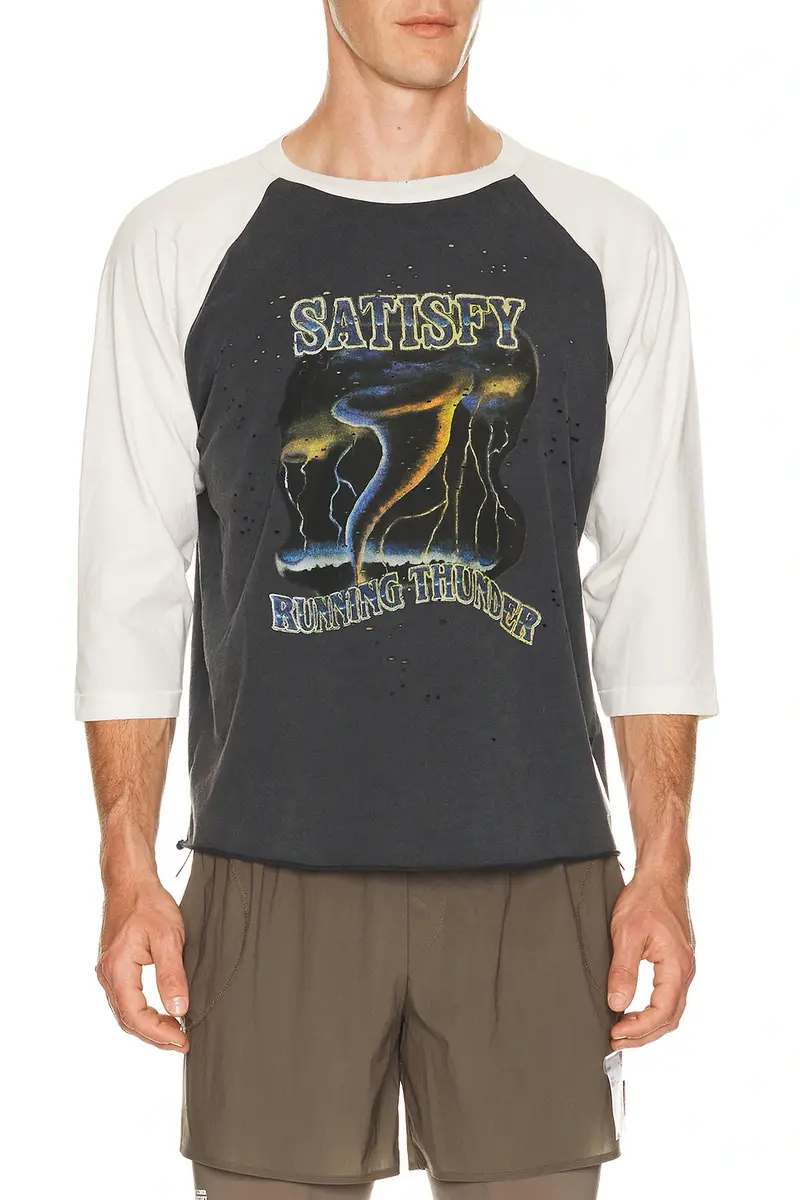 Satisfy Mothtech Baseball Tee | Image 1 Satisfy Mothtech Baseball Tee | Image 1