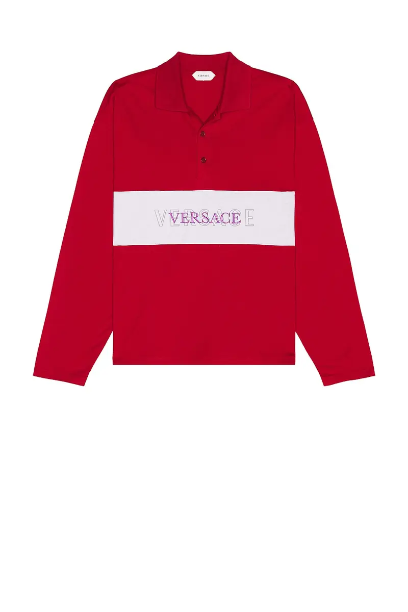 Versace Polo Embroidery Logo | Thumbnail 4 Versace Polo Embroidery Logo | Thumbnail 4